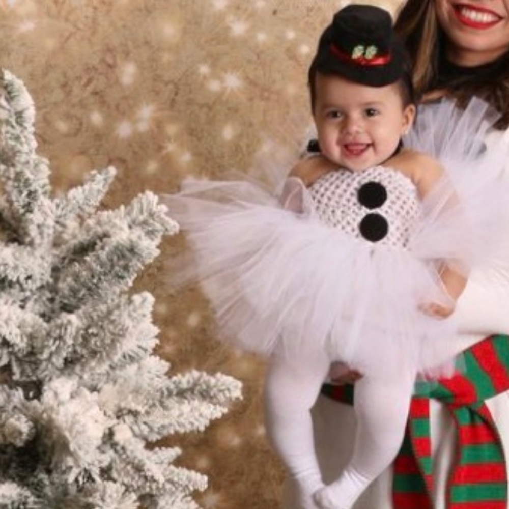 Snowman tutu dress